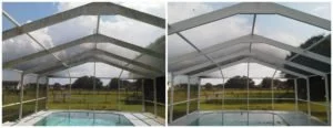 poolscreen in lakeland fl top down exterior cleaning