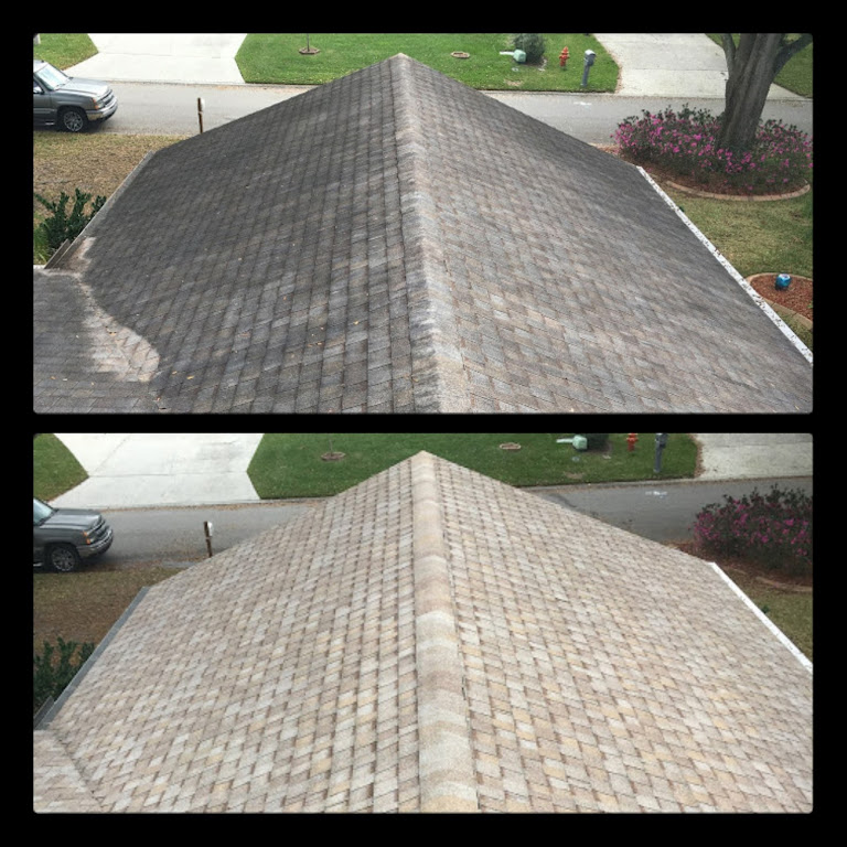 soft wash roof cleaning lakeland