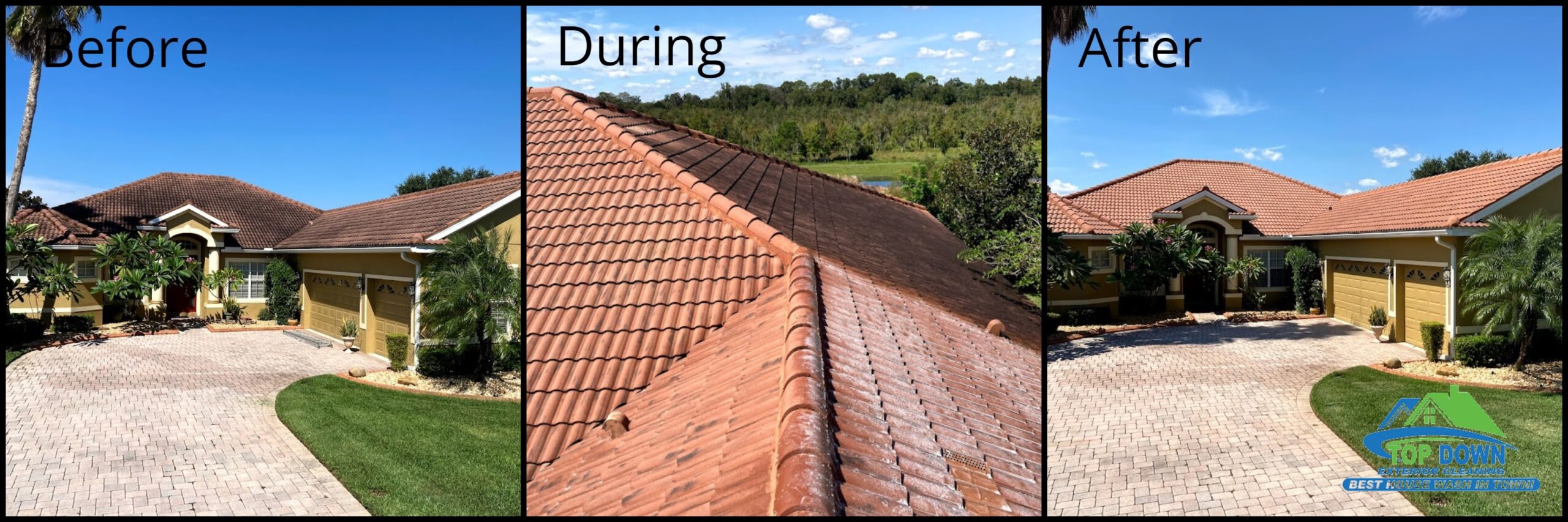 Soft Wash Roof Cleaning Lakeland